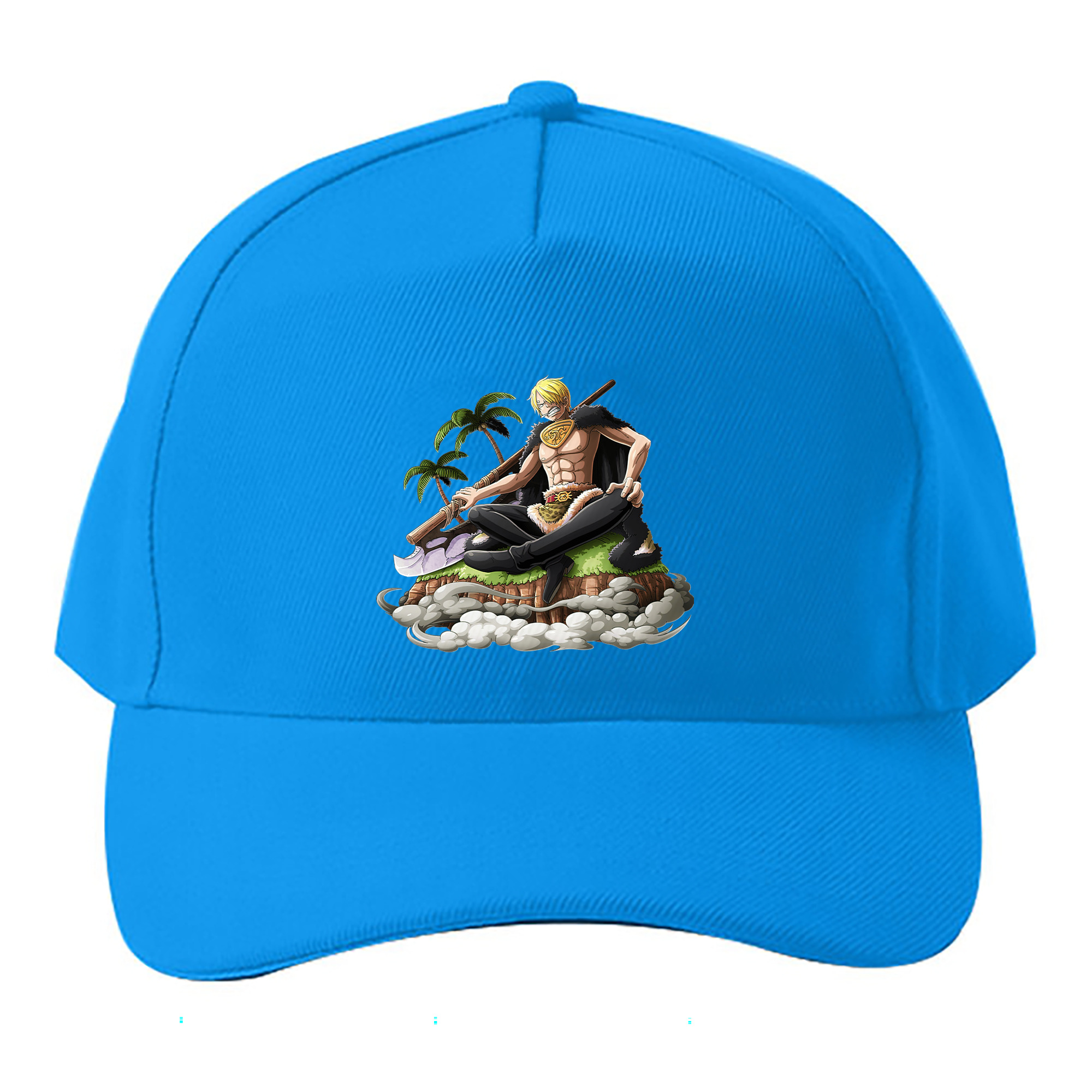 （画像用） ワンピース サンジ ONE PIECE Sanji ベースボールキャップ 綿100％ 男女兼用 帽子 スポーツ